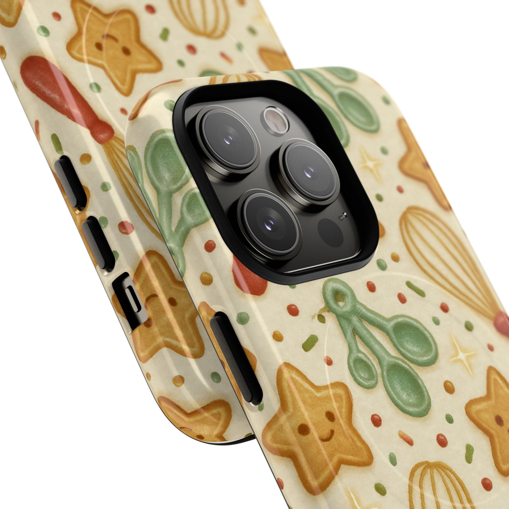 Baking Holiday iPhone Case — Cute Whisk & Cookie Pattern | compatible with MagSafe  Shamo's