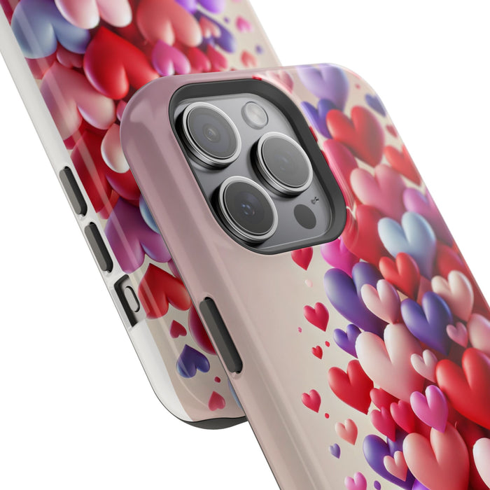 Shamo's Phone Case | MagSafe Compatible | Love Hearts Theme