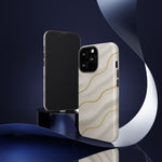 Elegant Gold Wave Tough iPhone Case  Shamo's