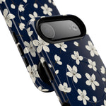 Navy Blossom Floral iPhone Case | MagSafe  Shamo's