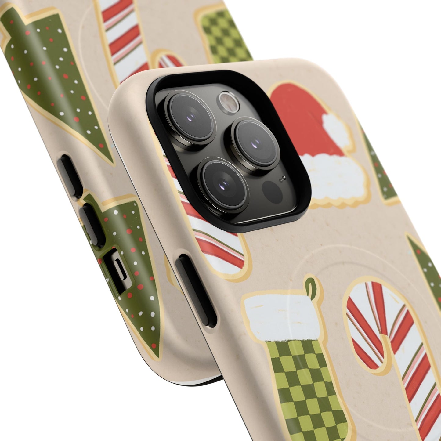 Festive Candy Cane Holiday iPhone Case | MagSafe  Shamo's