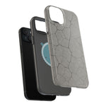 Cracked Concrete Texture iPhone Case with MagSafe compatibility  Shamo's