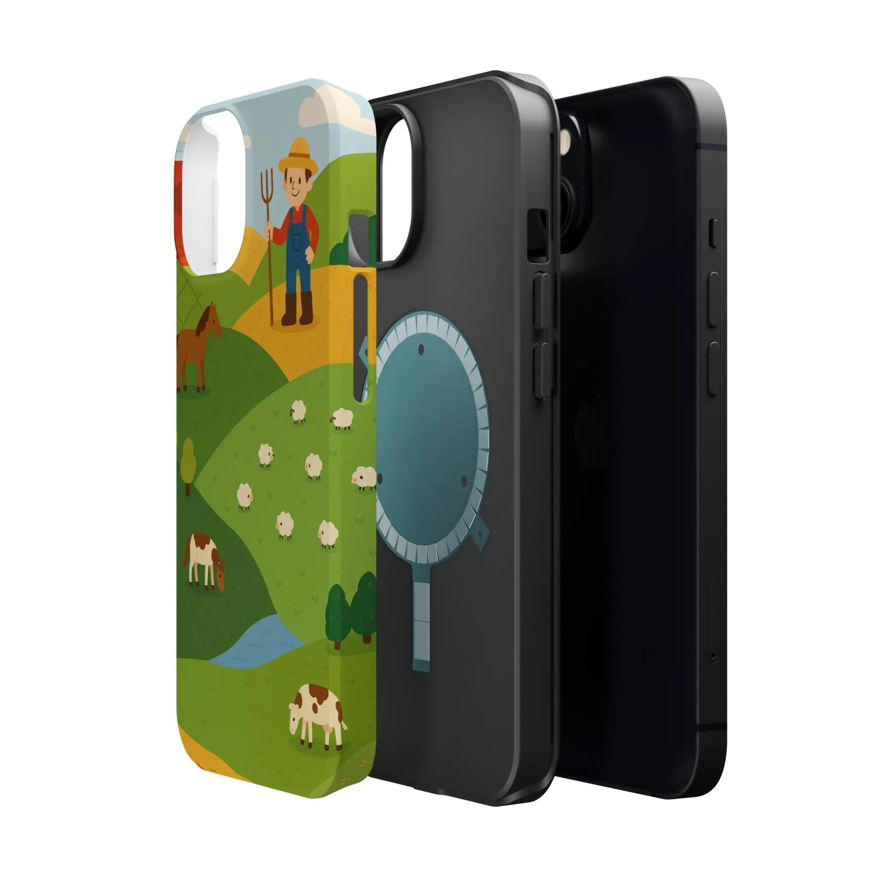 Farm-Themed Impact-Resistant MagSafe Phone Case - Shamo's