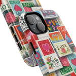 Vintage Romantic Love Stamp iPhone Case | Tough Protection + MagSafe  Shamo's