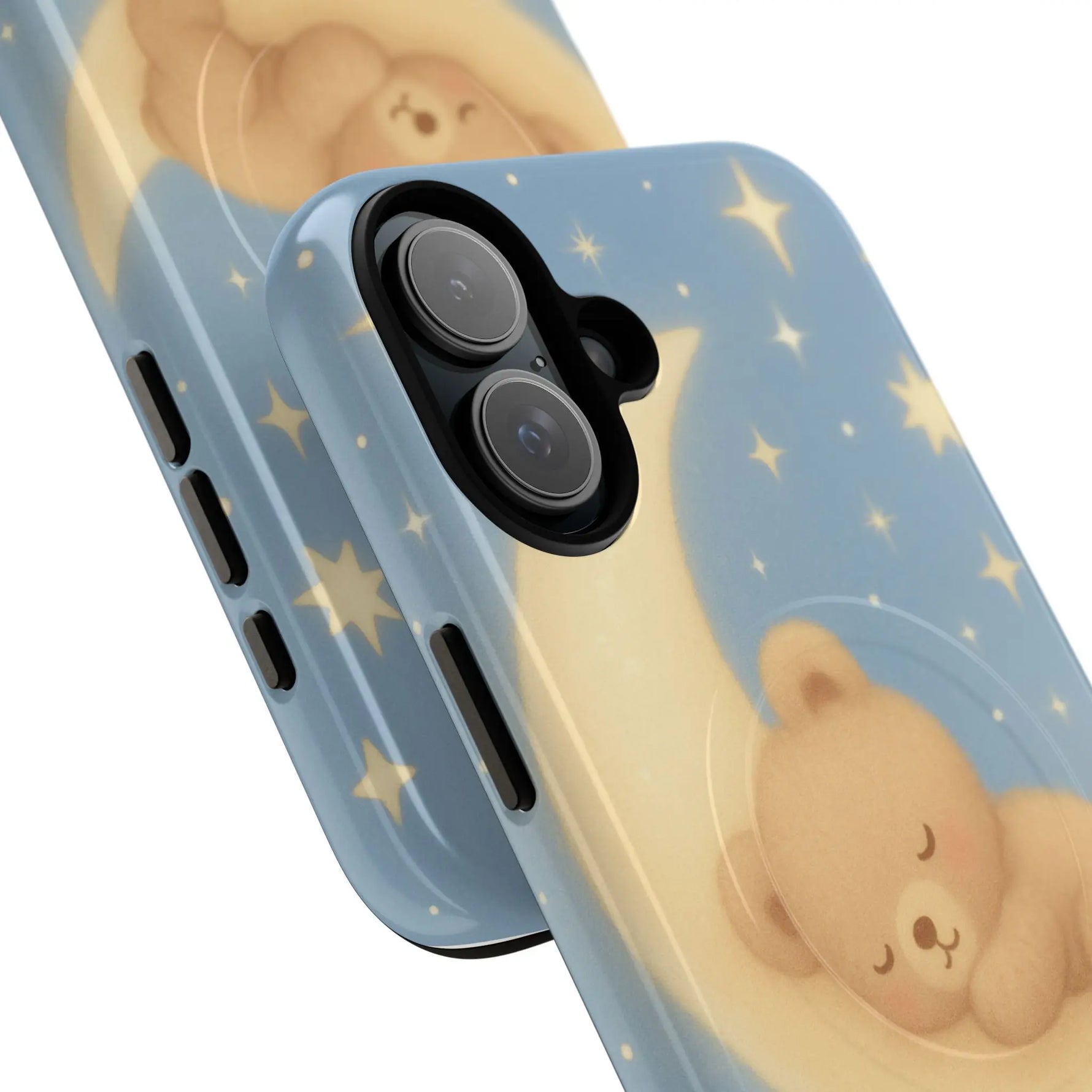 Sleepy Teddy Bear & Stars iPhone Case with MagSafe  Shamo's