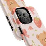 Teddy Berry Basket Friends iPhone Case with MagSafe  Shamo's