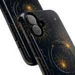 Gold Fireworks Celebration iPhone Case with MagSafe  Shamo's