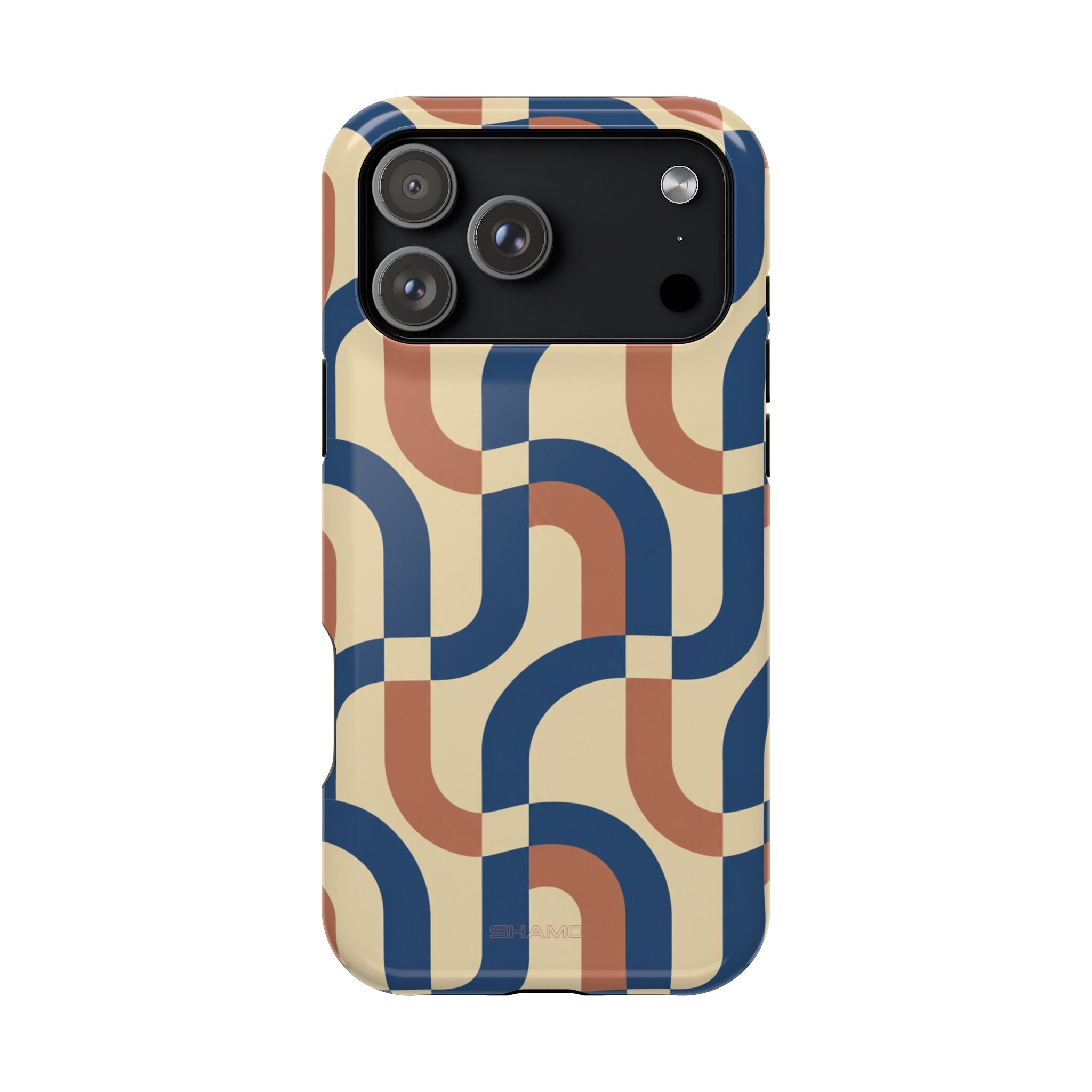 Mod Ribbon – Retro Geometric MagSafe Phone Case