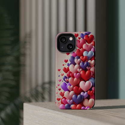 Love Hearts MagSafe iPhone Case — Magnetic, Impact-Resistant  Shamo's