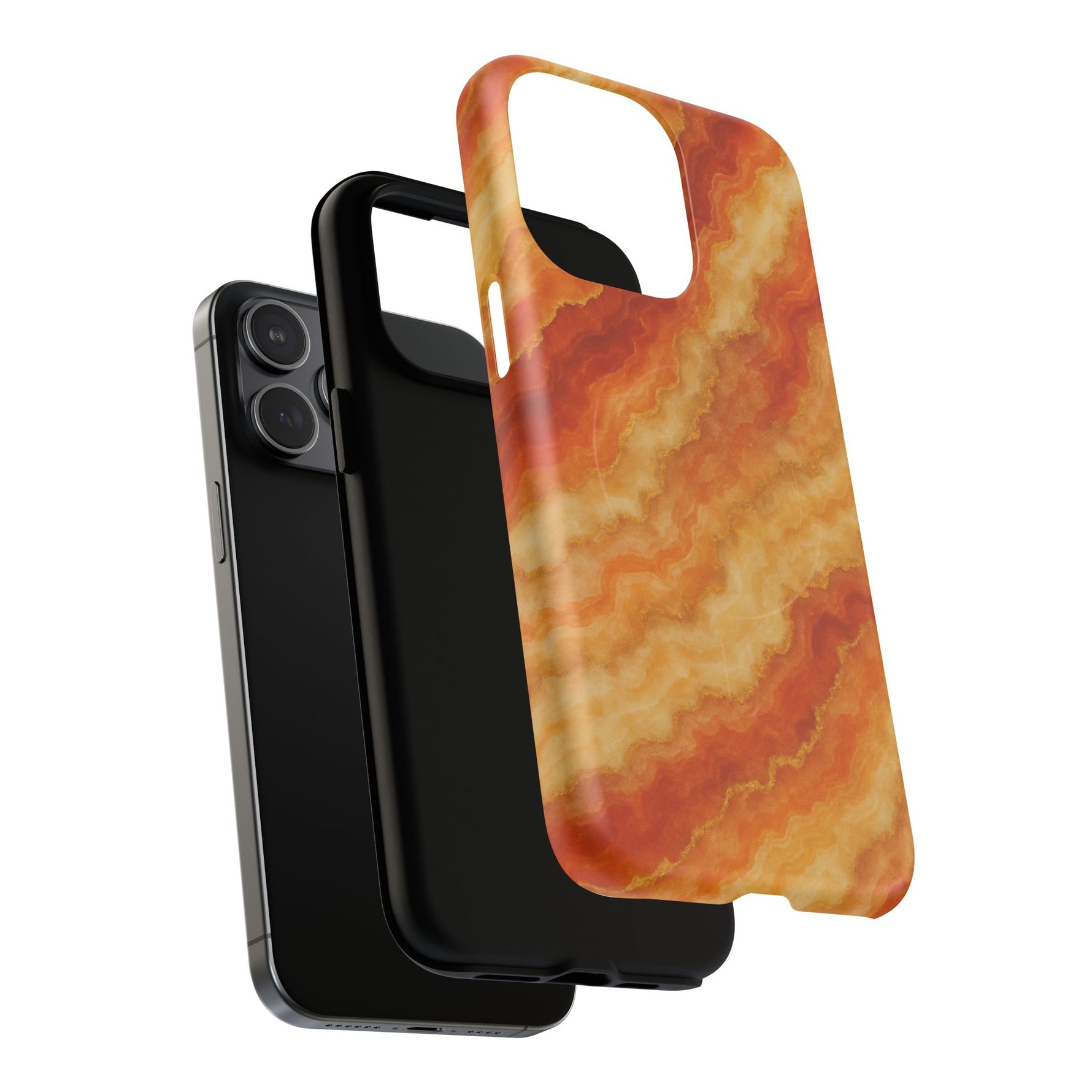 Amber Agate Marble iPhone Case with MagSafe - Shamo's