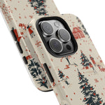 Winter Village Holiday Tough iPhone Case — Vintage Holidays & Snow Scene  Shamo's