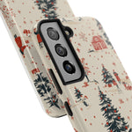 Winter Village Holiday Tough iPhone Case — Vintage Holidays & Snow Scene  Shamo's