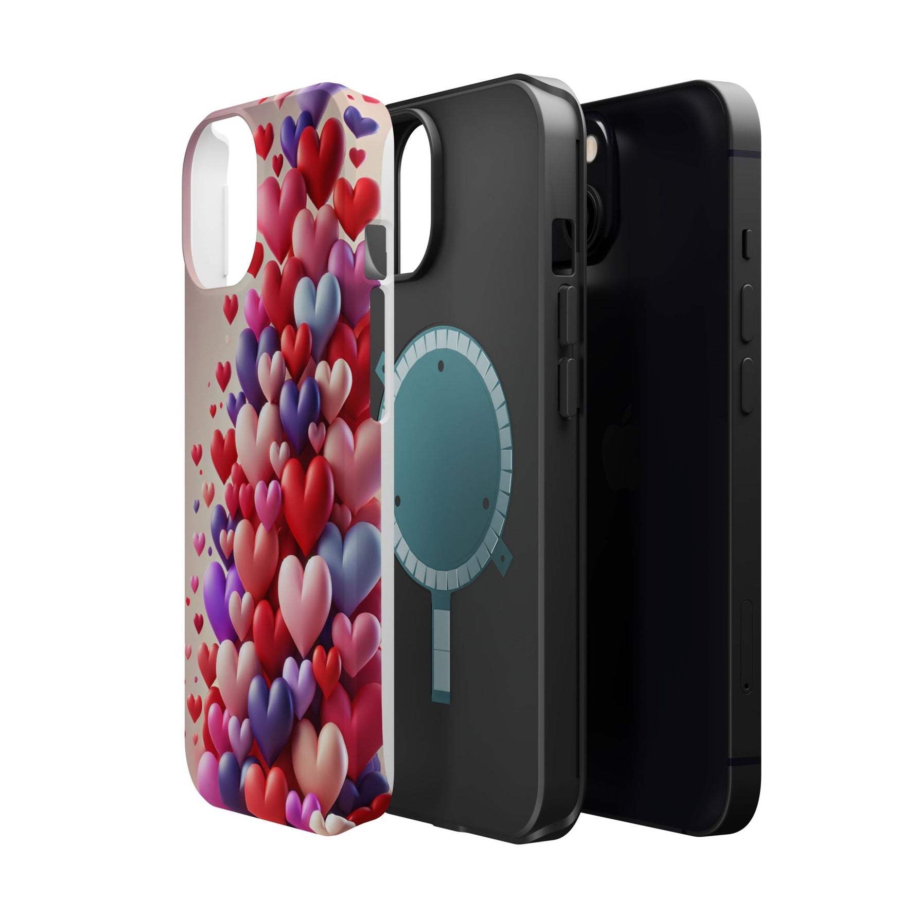 Love Hearts MagSafe iPhone Case — Magnetic, Impact-Resistant  Shamo's