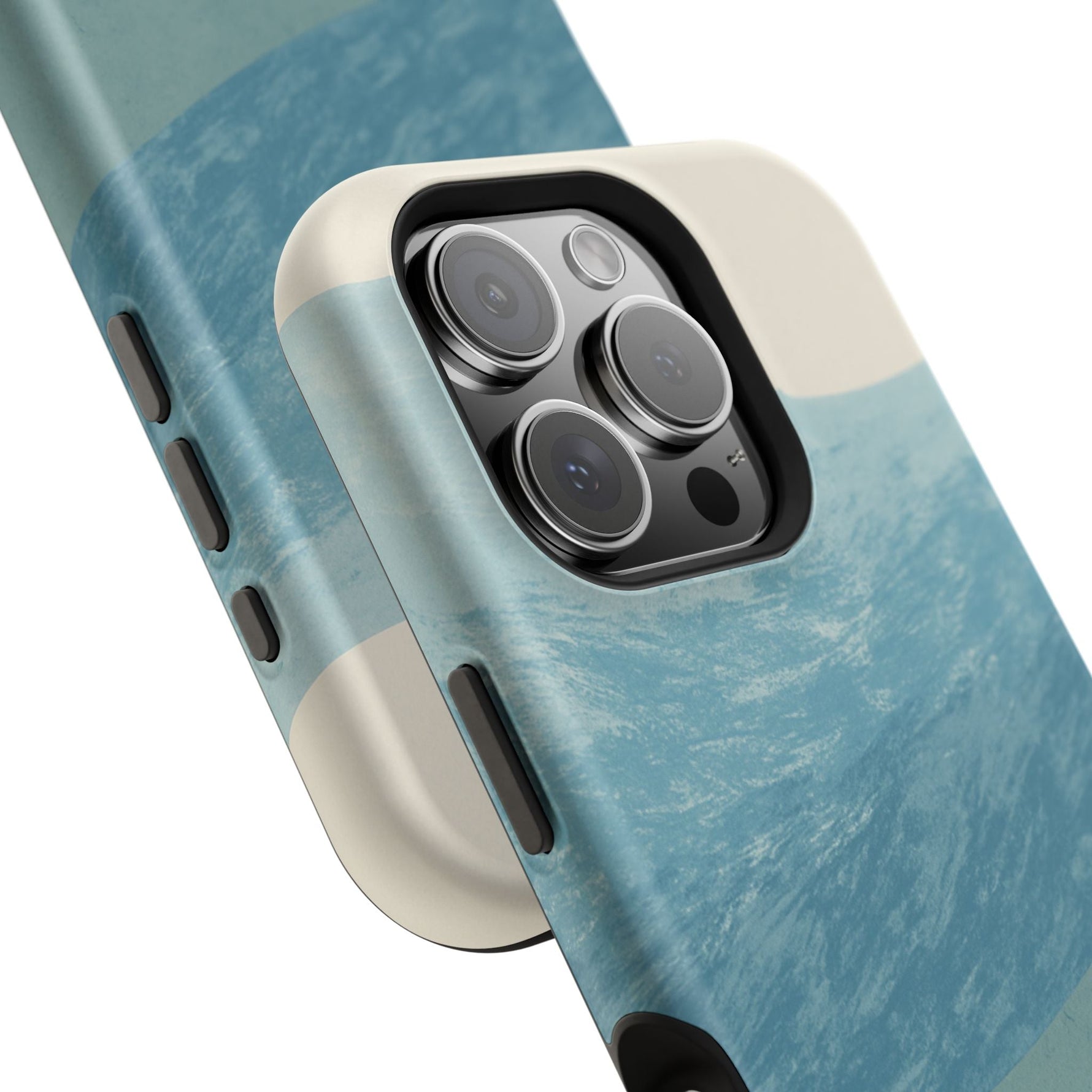 “Calm Over Chaos” Abstract Ocean Wave iPhone Case | MagSafe Compatible  Shamo's