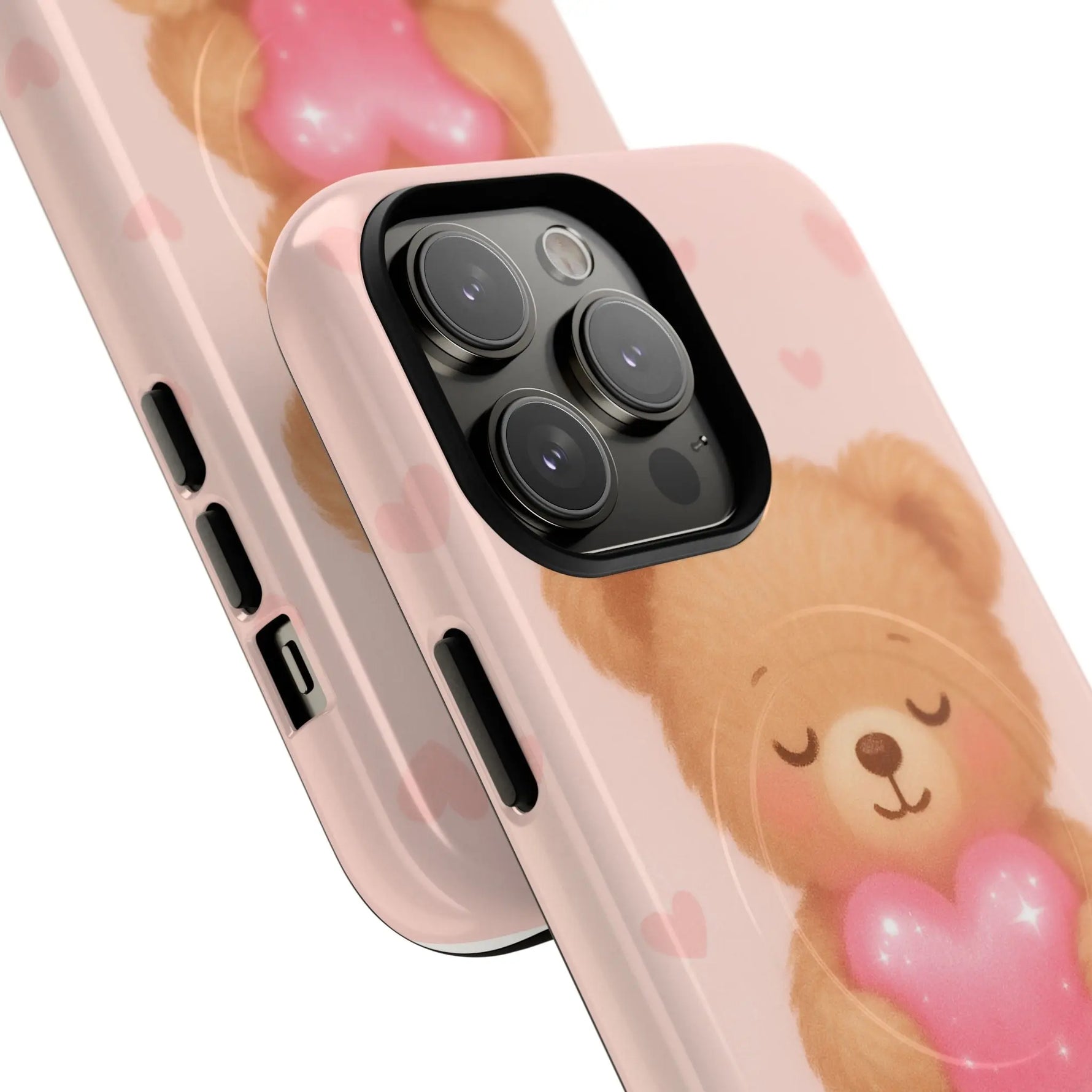 Heart Hug Teddy Bear iPhone Case – with MagSafe  Shamo's