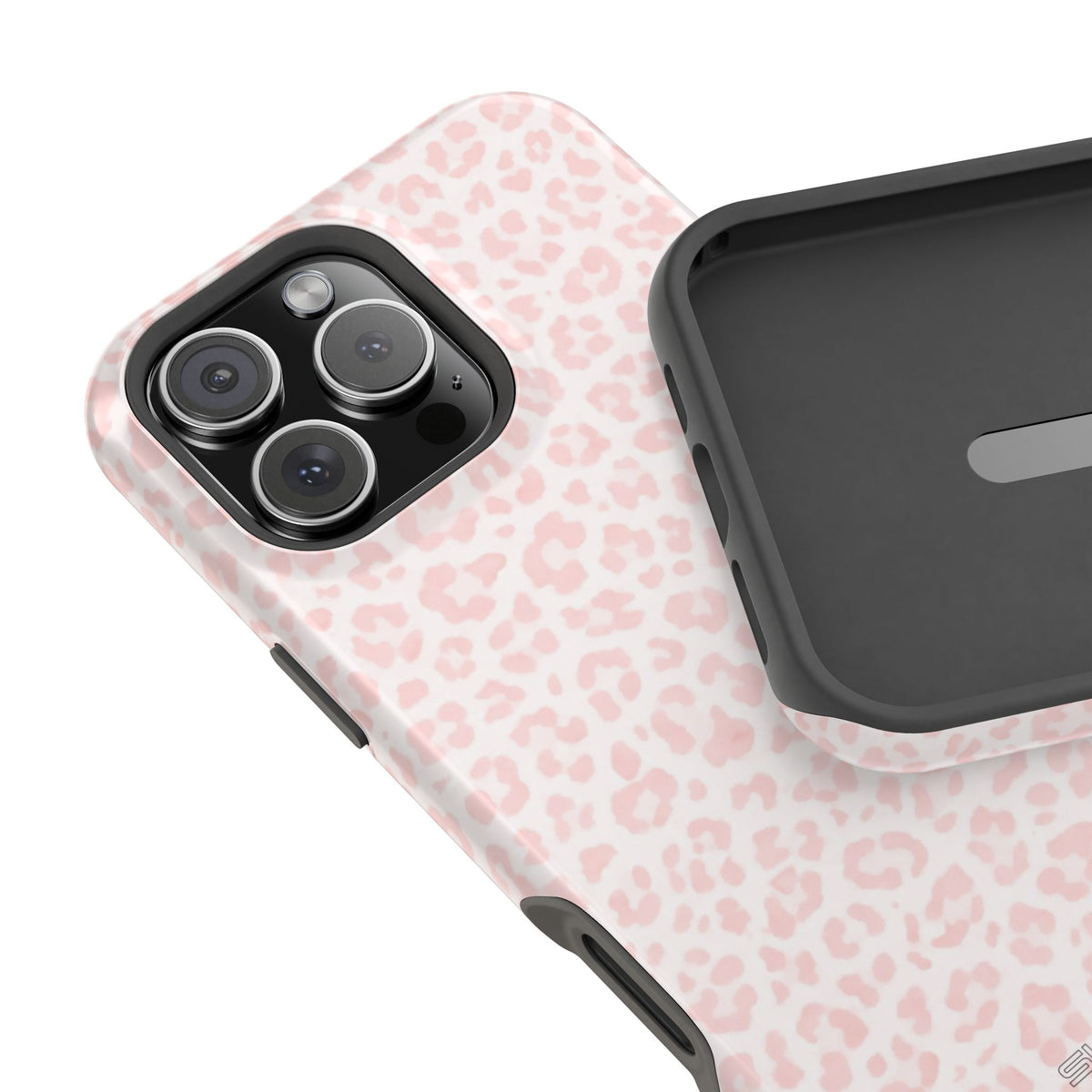 Pink Leopard Impact-Resistant iPhone Case | MagSafe