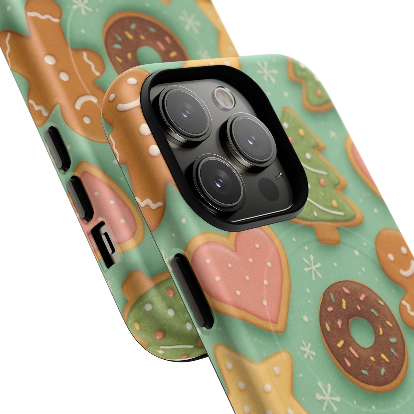 Holiday Cookie Pattern iPhone Case — MagSafe compatible