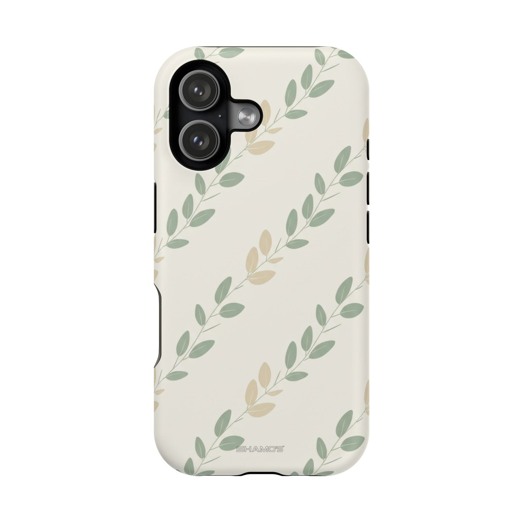 Eucalyptus Floral Laurel Magnetic Impact-Resistant Phone Case with MagSafe - iPhone 17 / Matte - Shamo's