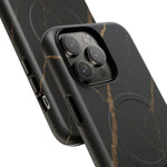 Black & Gold Marble iPhone Case with MagSafe  Shamo's