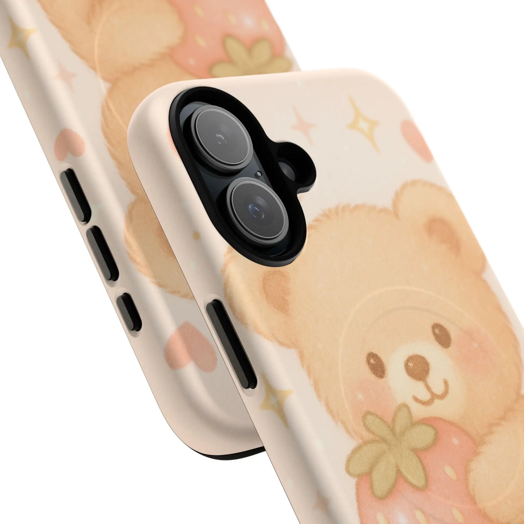 Strawberry Teddy iPhone Case with MagSafe  Shamo's