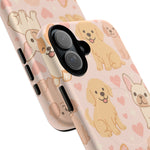 Puppies & Hearts iPhone Case compatible with MagSafe  Shamo's