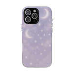 Celestial Lavender iPhone Case — Moon & Stars MagSafe Compatible - Shamo's