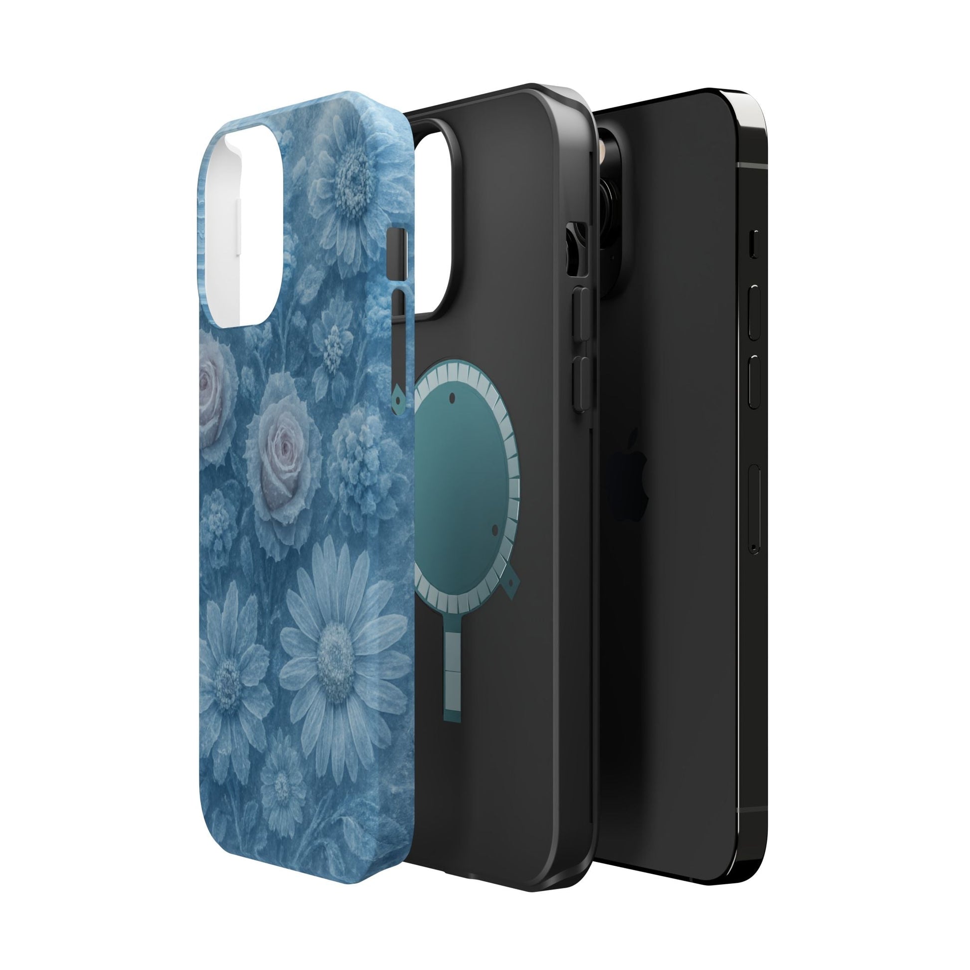 Frozen Beauty Floral Rose iPhone Case | MagSafe compatible  Shamo's