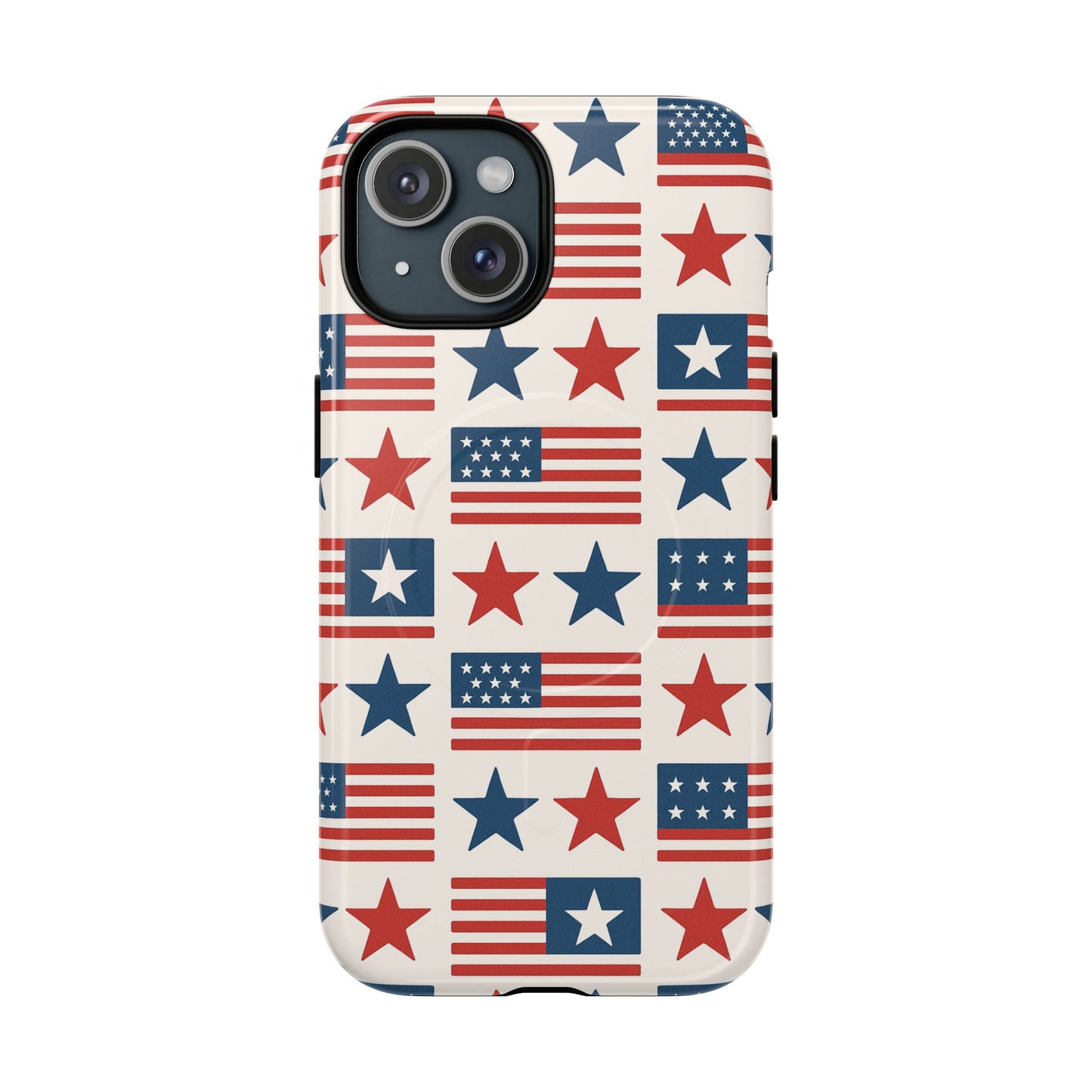 Patriotic American Flag iPhone Case | MagSafe