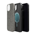 Cracked Concrete Texture iPhone Case with MagSafe compatibility  Shamo's