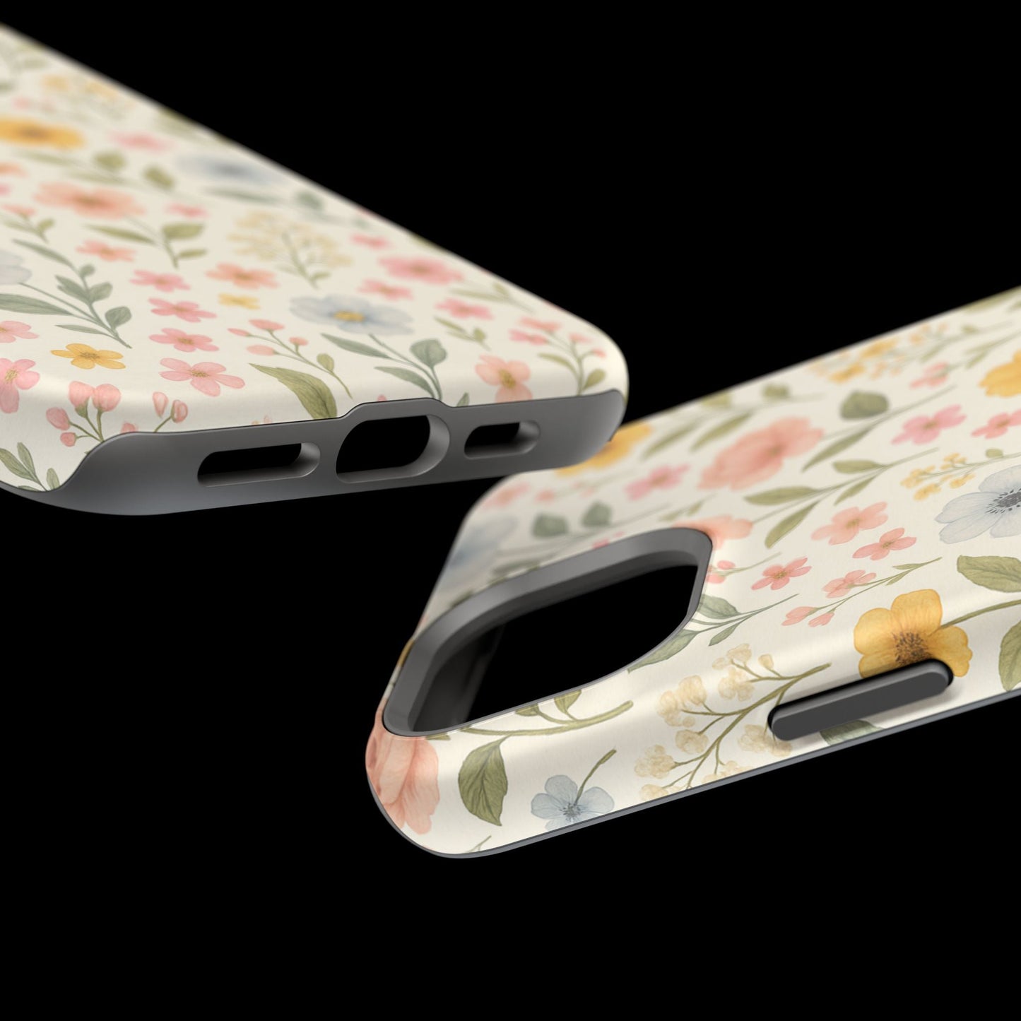 Floral Garden Impact iPhone Case with MagSafe compatibility  Shamo's