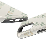Eucalyptus Floral Laurel Magnetic Impact-Resistant Phone Case with MagSafe - iPhone 17 / Glossy - Shamo's