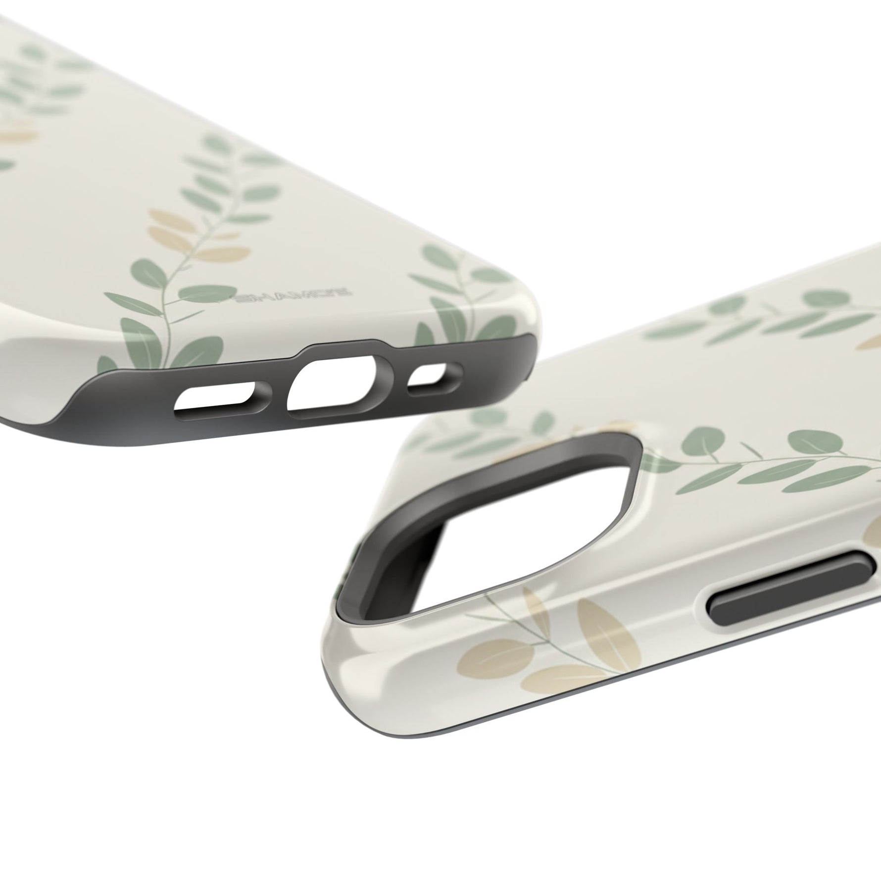 Eucalyptus Floral Laurel Magnetic Impact-Resistant Phone Case with MagSafe - iPhone 17 / Glossy - Shamo's