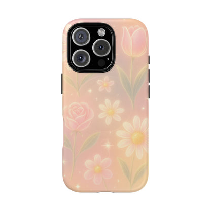 Sparkle Garden Floral iPhone Case with MagSafe