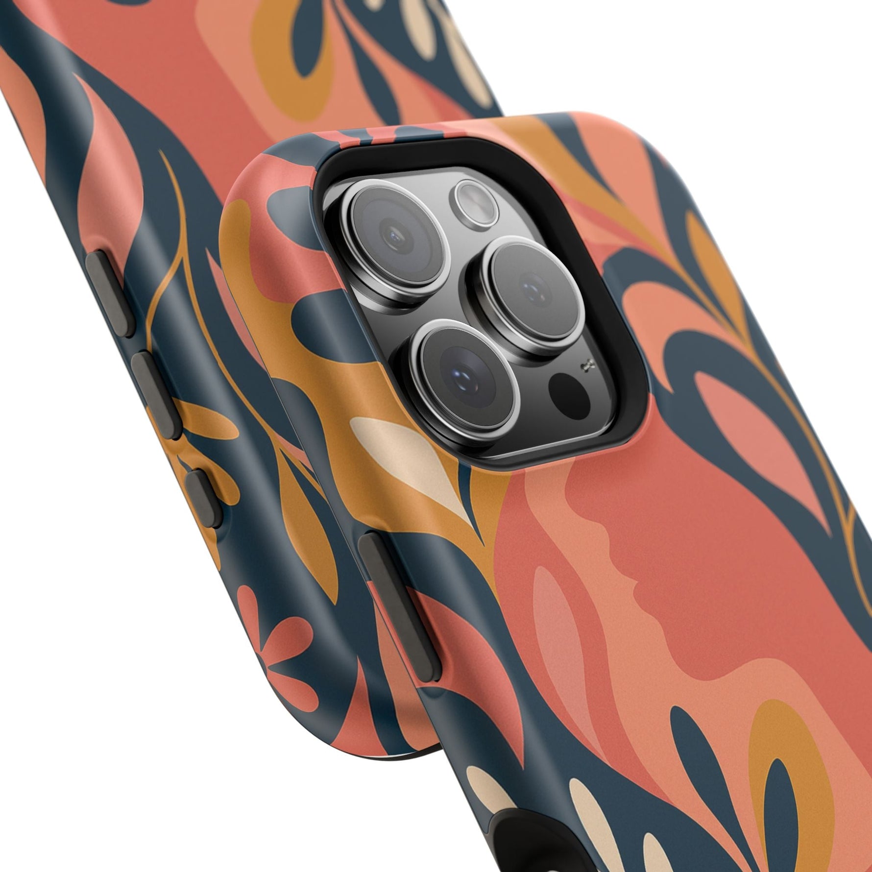 Floral Feminine Abstract MagSafe Impact-Resistant iPhone Case  Shamo's