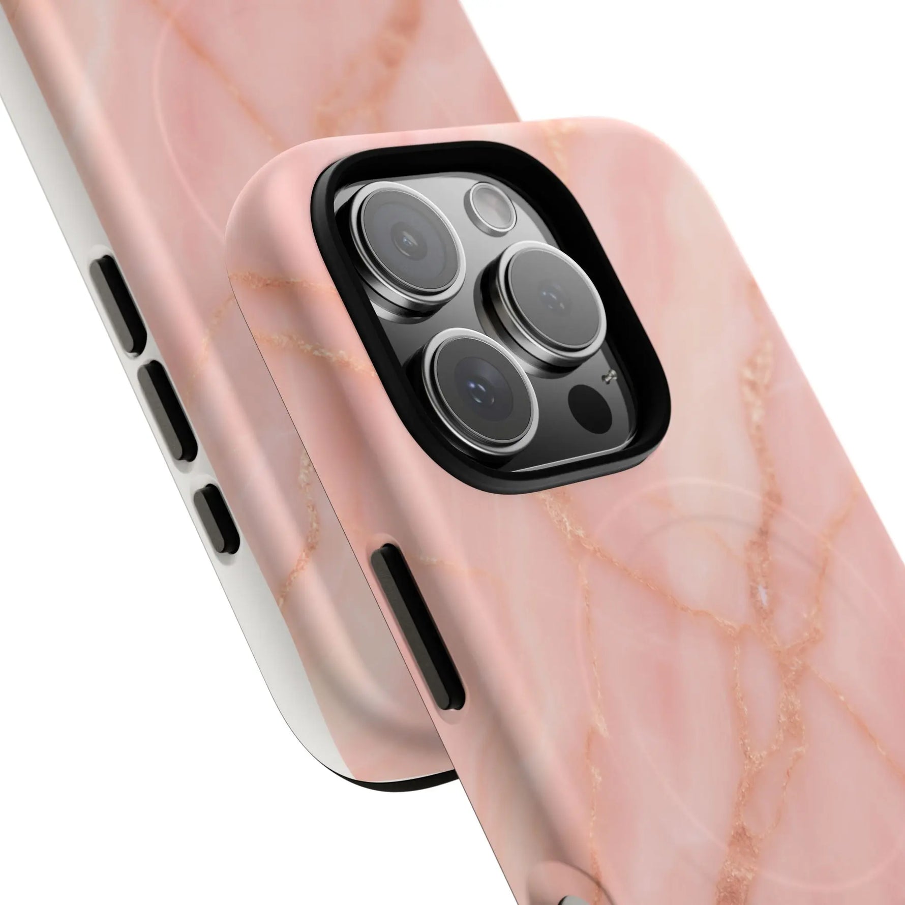 Blush Pink Marble iPhone Case with MagSafe  Shamo's