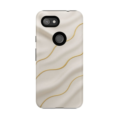 Elegant Gold Wave Tough iPhone Case