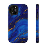 Blue Gold Marble Phone Case  Shamo's iPhone 12 Pro Max / Glossy / Without gift packagin