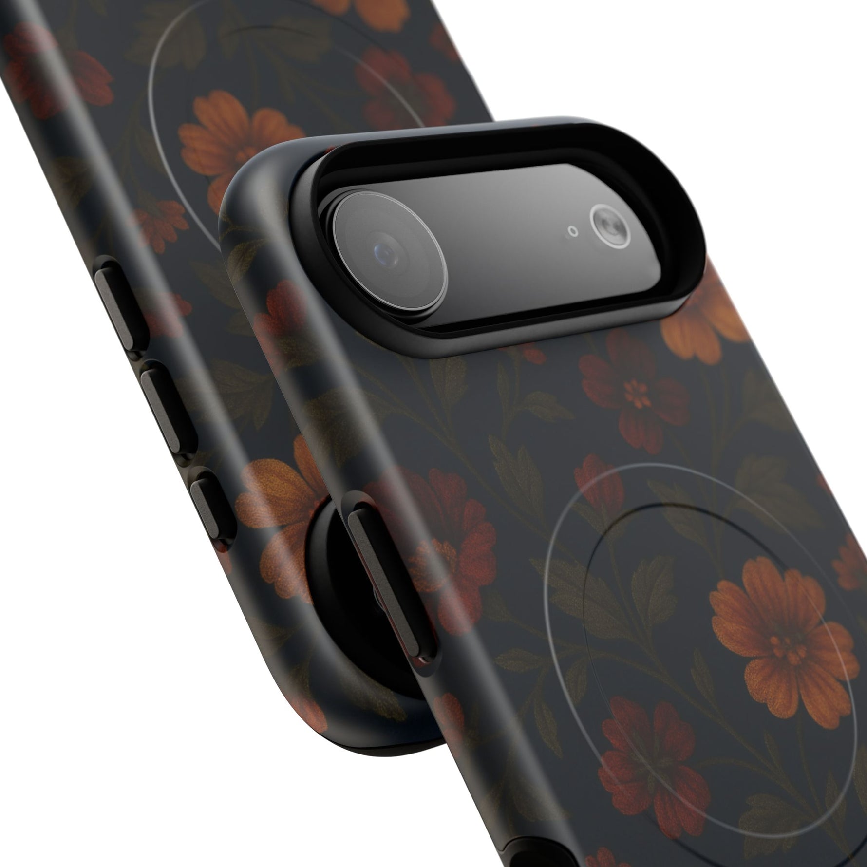 Floral Night Velvet iPhone Case - Works with MagSafe - Shamo's