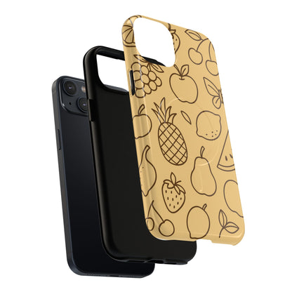 Fruity Drawing Design iPhone Case | Compatible with MagSafe