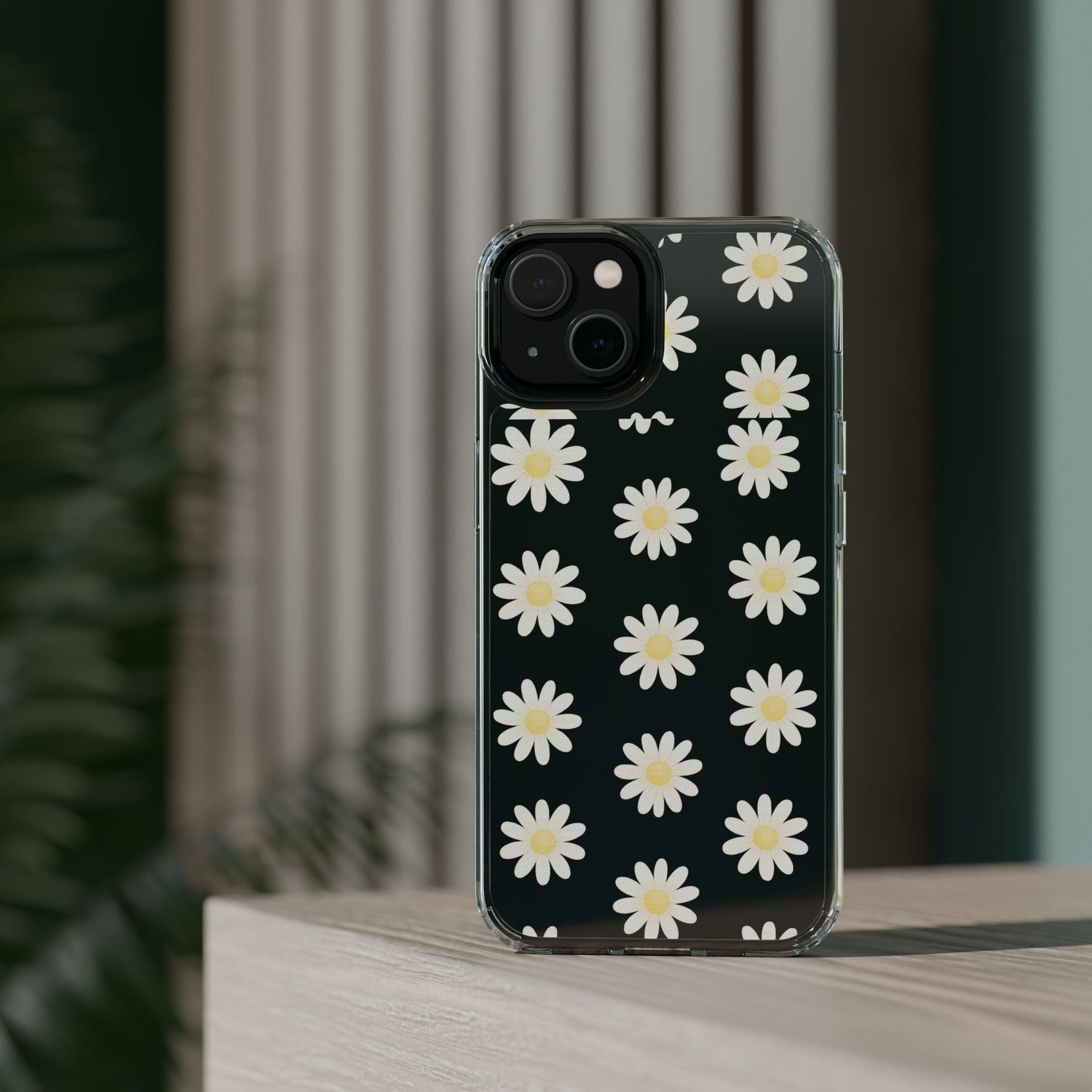 Daisy Floral Clear iPhone Case  Shamo's