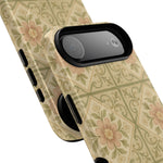 Vintage Rustic Foral Tiles iPhone Case | MagSafe - Shamo's
