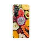 Tropical Fruit Magnetic Impact-Resistant Phone Case with MagSafe