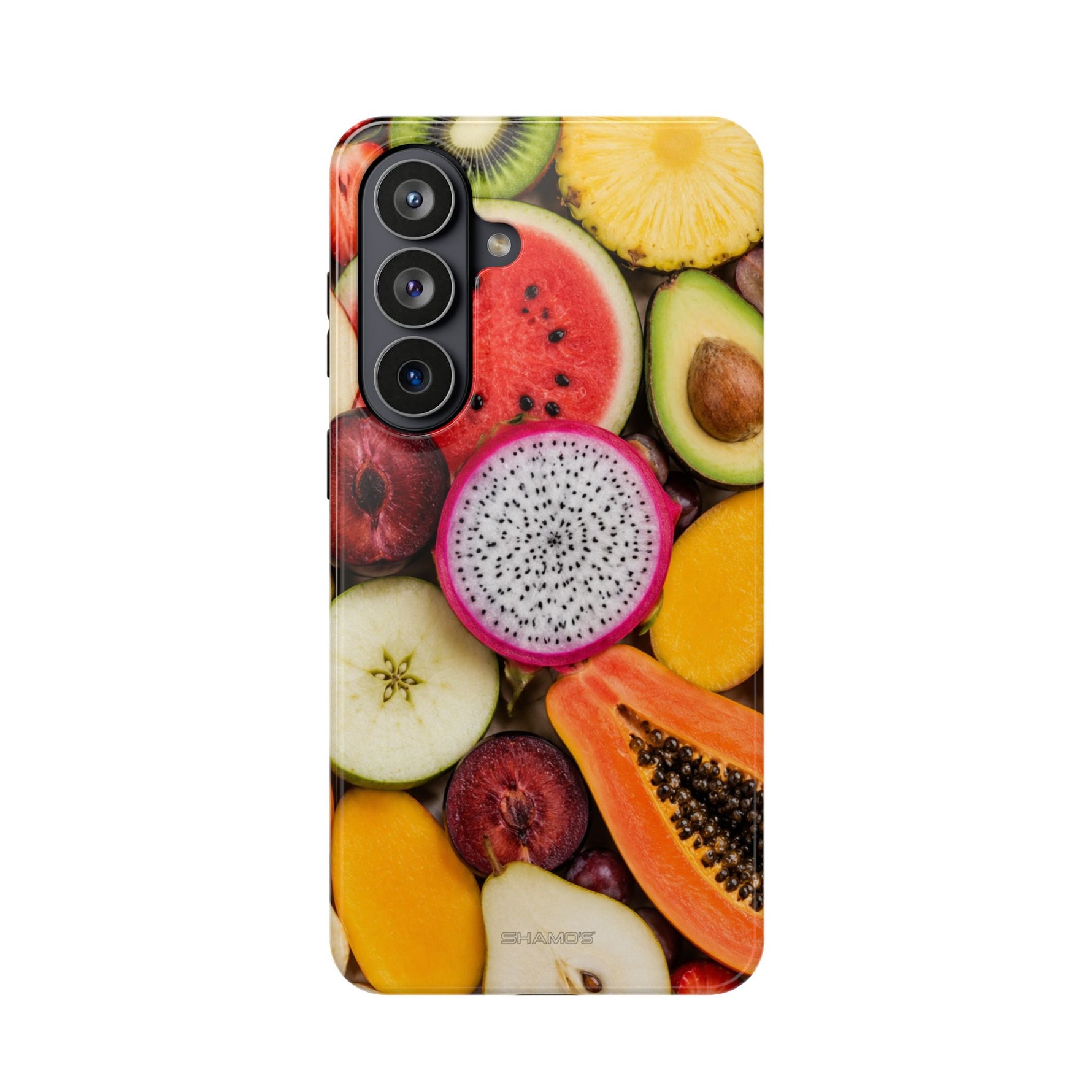 Tropical Fruit Magnetic Impact-Resistant Phone Case with MagSafe