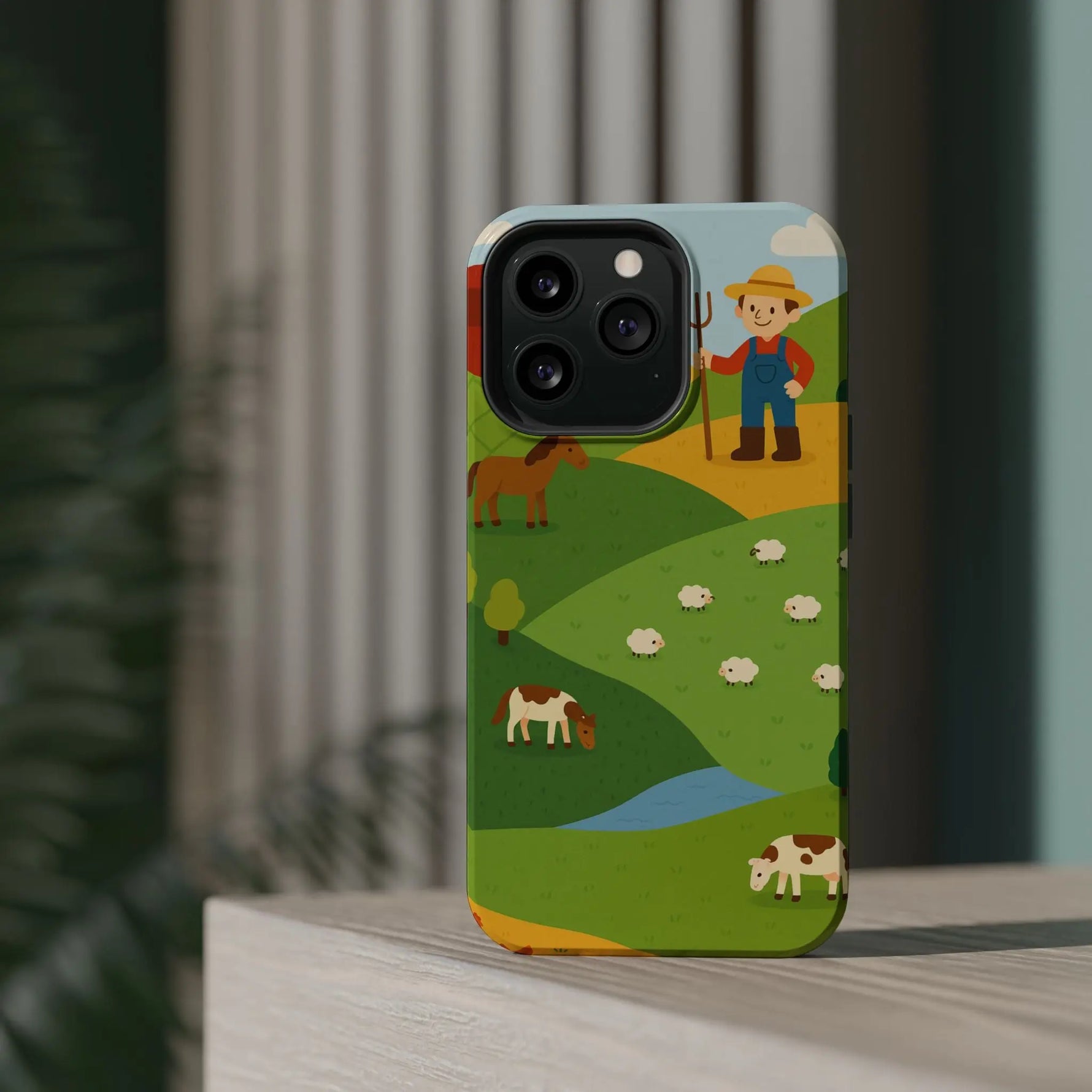 Farm-Themed Impact-Resistant MagSafe Phone Case - Shamo's