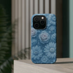 Frozen Beauty Floral Rose iPhone Case | MagSafe compatible  Shamo's