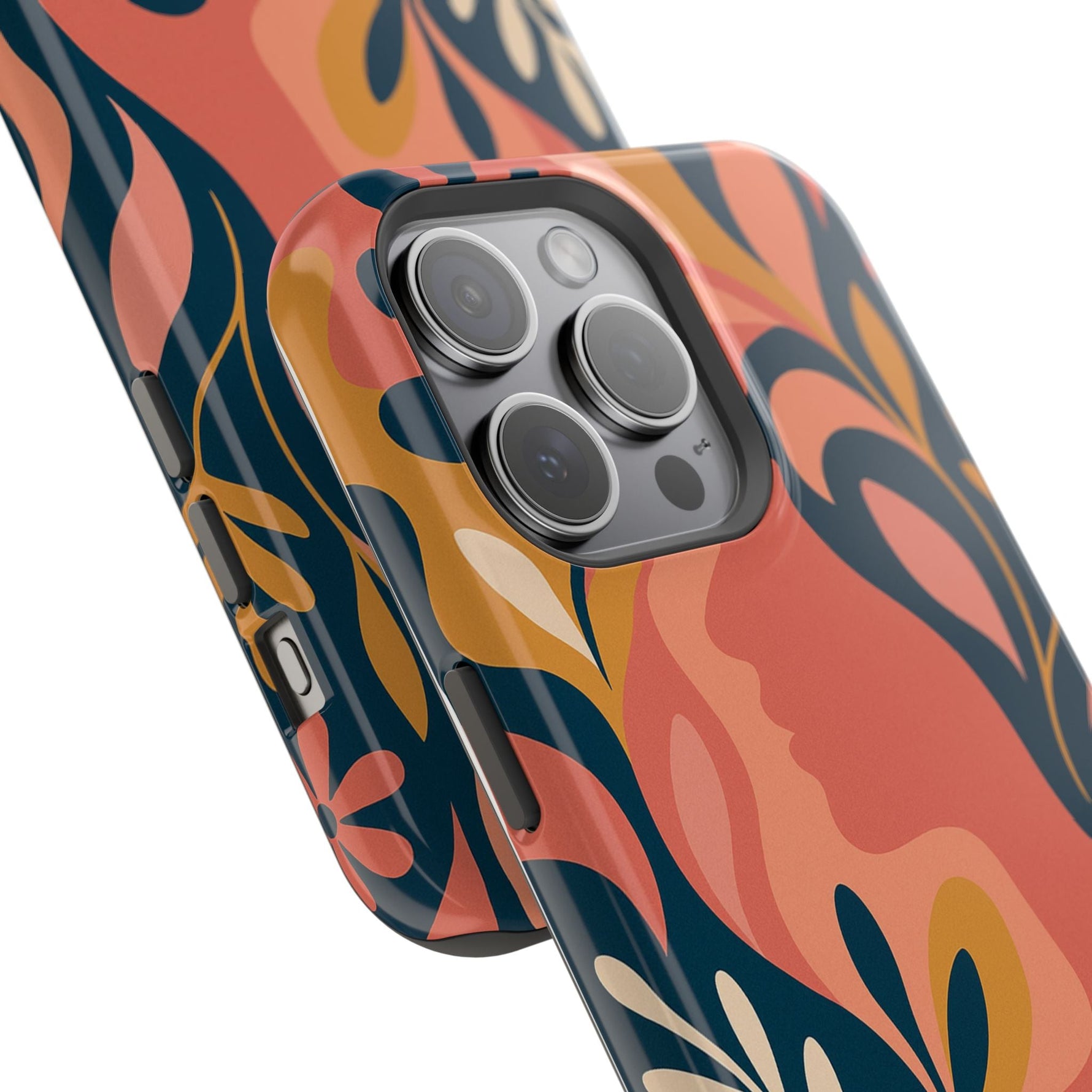 Floral Feminine Abstract MagSafe Impact-Resistant iPhone Case  Shamo's