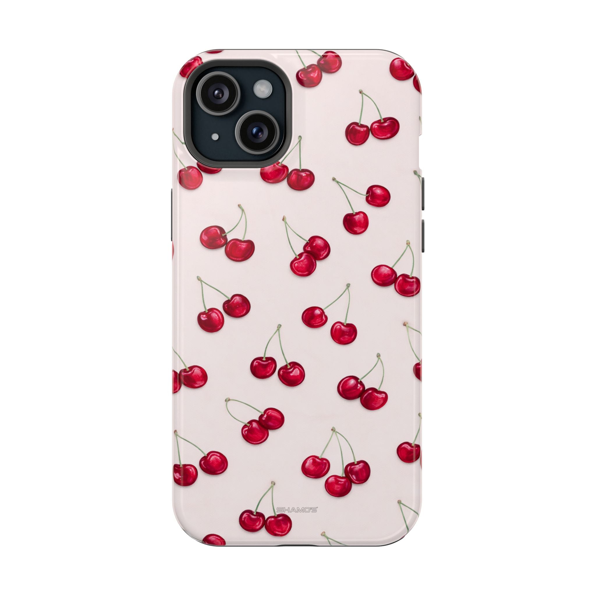 Sensual Cherry Impact Phone Case | MagSafe - iPhone 15 Plus / Glossy - Shamo's