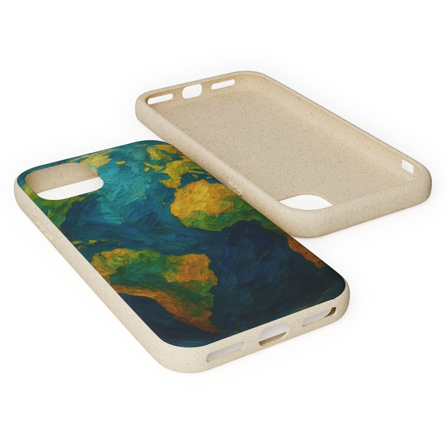 Biodegradable Phone Case — Earth Illustration Eco-Friendly Case  Shamo's