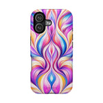 Colorful Abstract Swirl Magnetic Impact iPhone Case | MagSafe