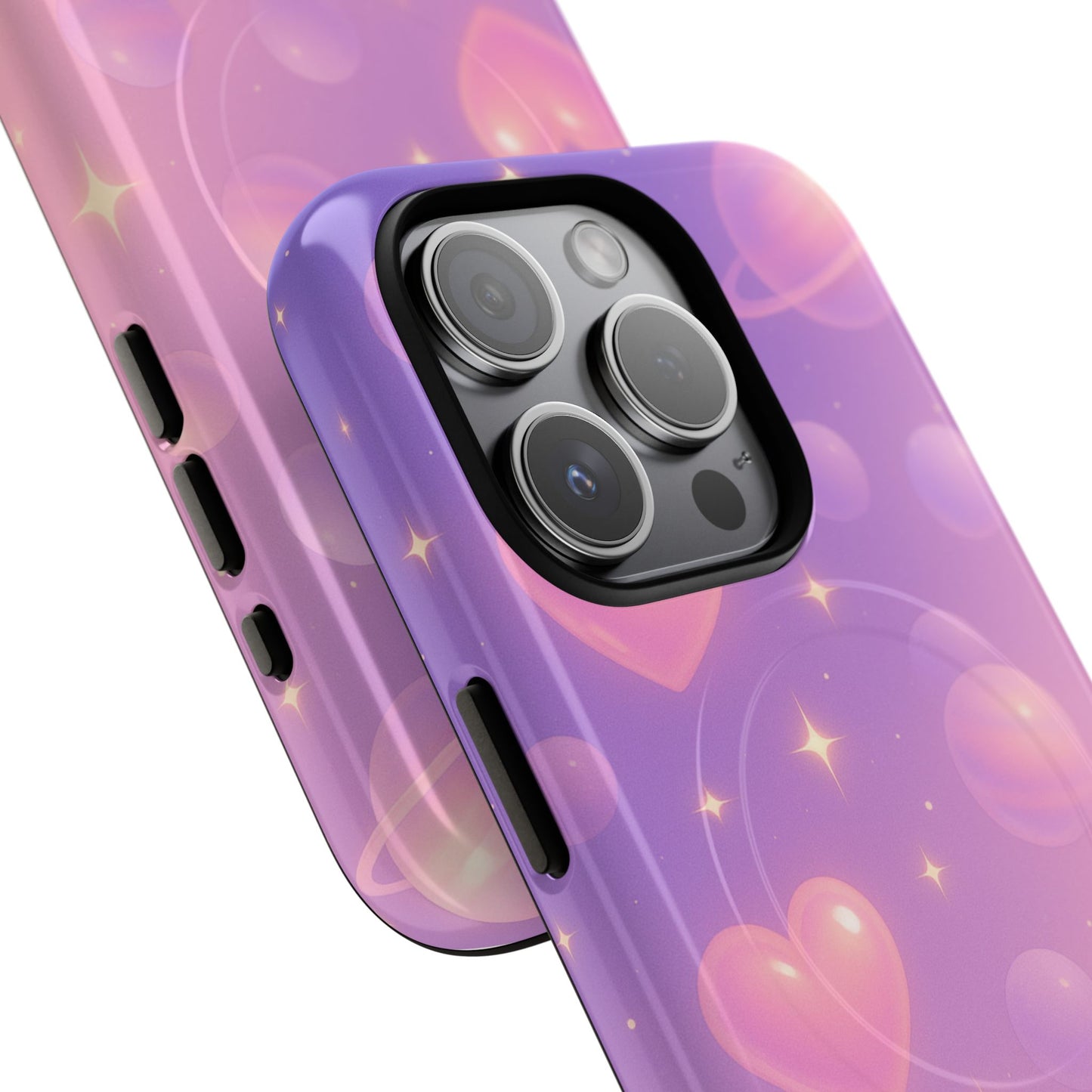 Galactic Hearts iPhone Case with MagSafe - Shamo's